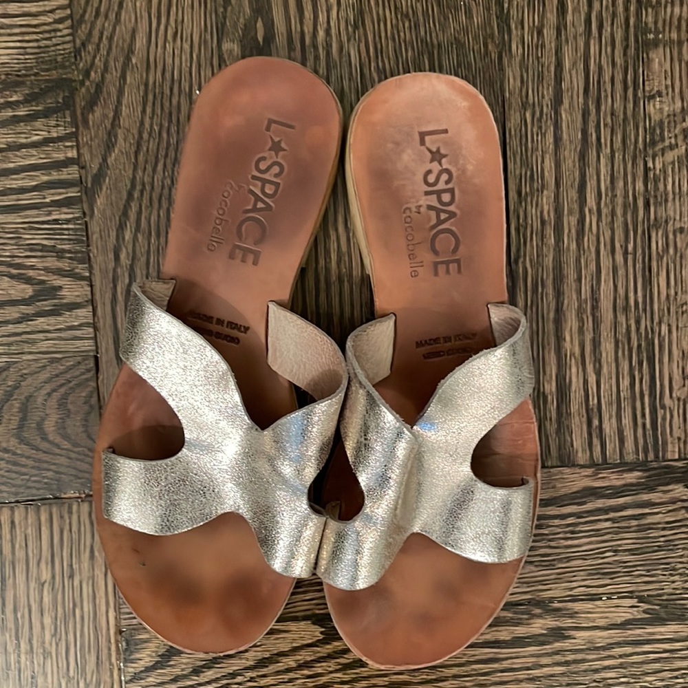 L*Space leather sandals